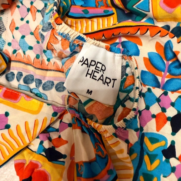 Anthropologie Paper Hearts Aztec sunrise maxi dress - Picture 6 of 6